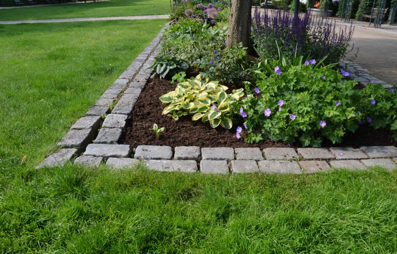 Flower Bed Mulching