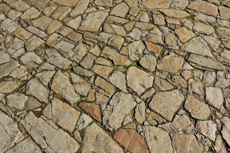 Natural stone paver installation