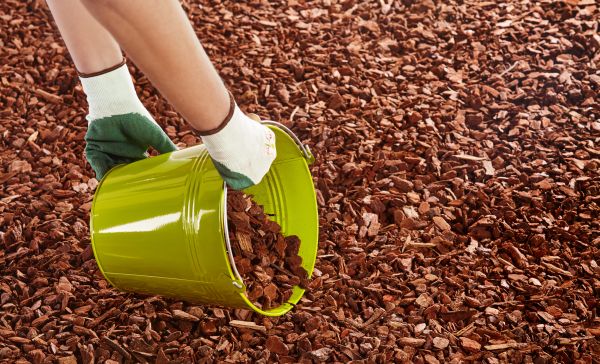 Wood Chip Landscaping in Boston