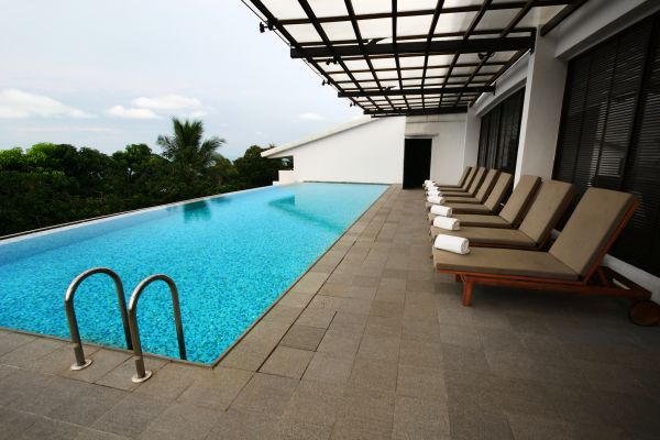 Pool Patio Landscaping in Boston